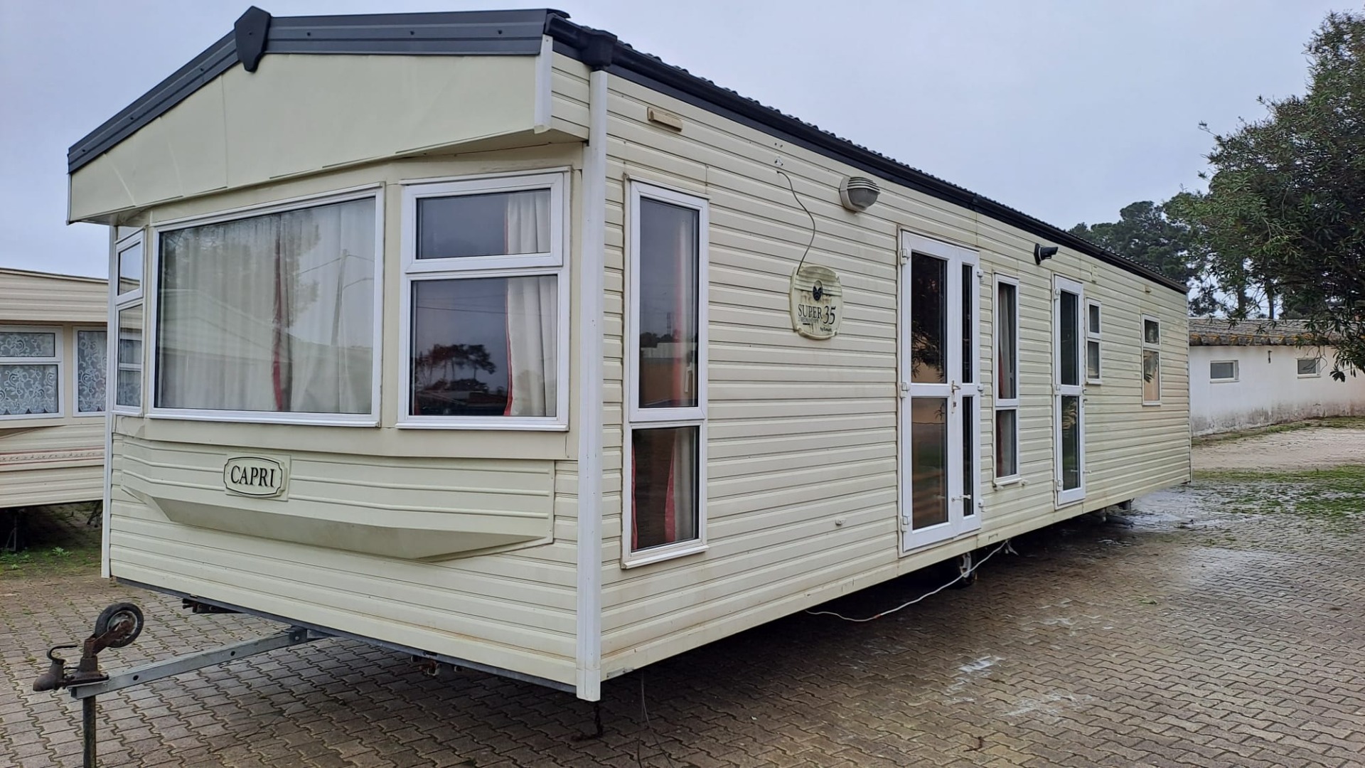 Mobile home usada Cosalt Capri 35x12 T2 Preço: 22.000€ Transporte e IVA incluído (clique para fotos e informação)