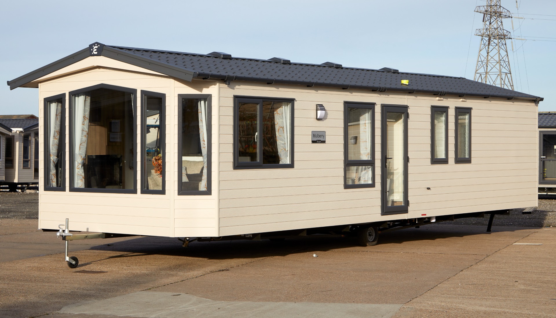 Mobile home nova Europa Mulberry (clique para ver fotos e preços)