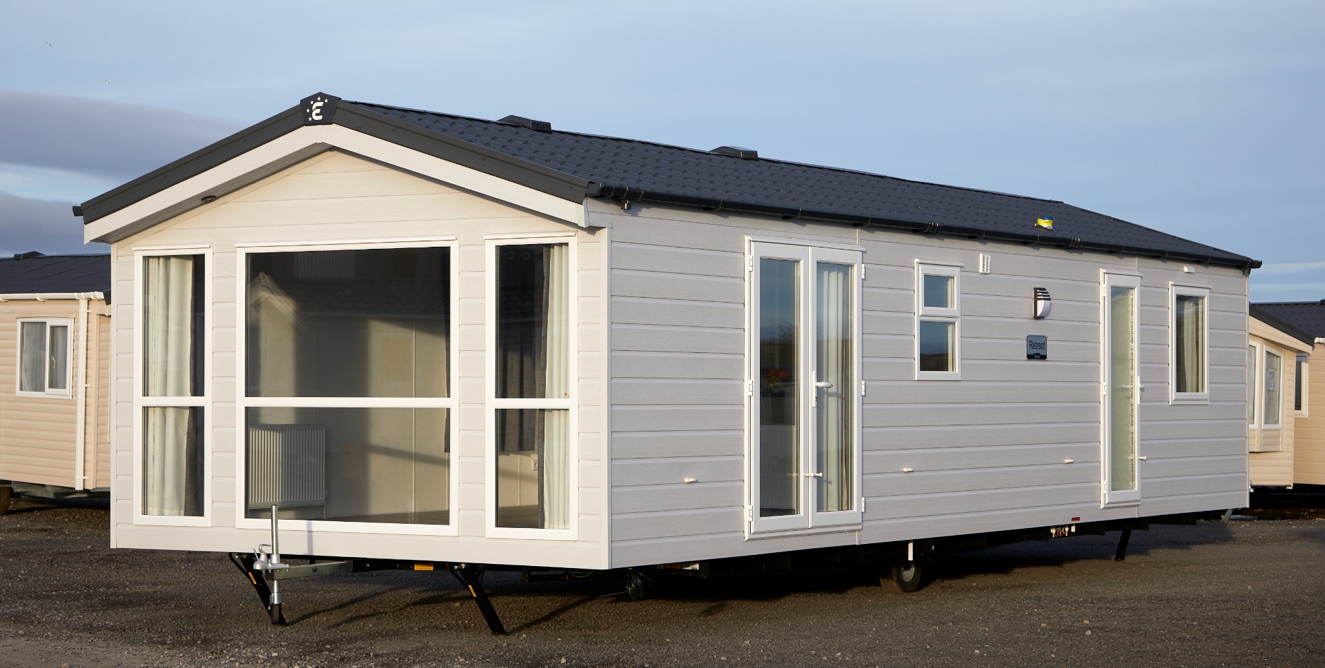 Mobile home nova Europa Retreat (clique para ver fotos e preços)