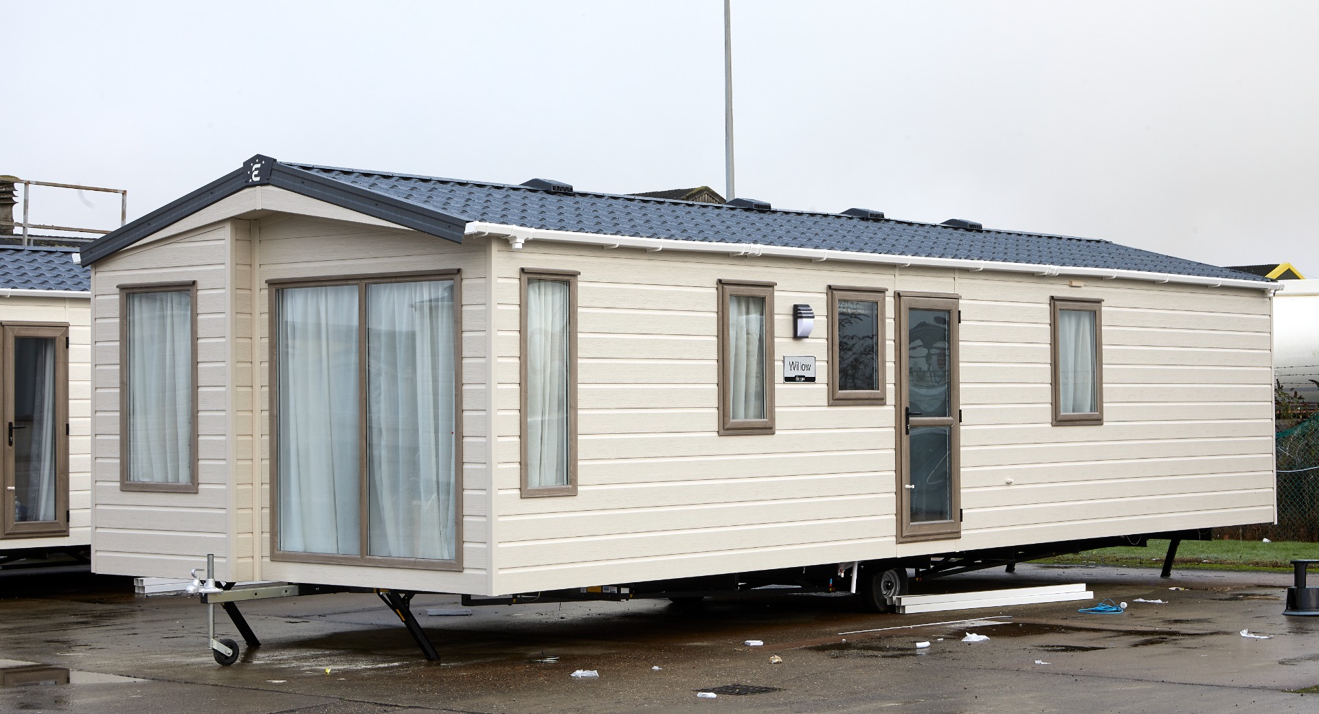 Mobile home nova Europa Willow (clique para ver fotos e preços)